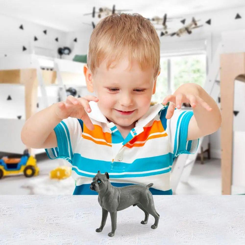 Great Dane Puppy Dog Figurine Labrador Rottweiler Simulation Dog Statue  Home Decoration