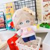 Plush Stuffed Pink T-shirt Pants Set Hoodies No Attributes Dolls Clothes 10CM Doll Clothes  Kids