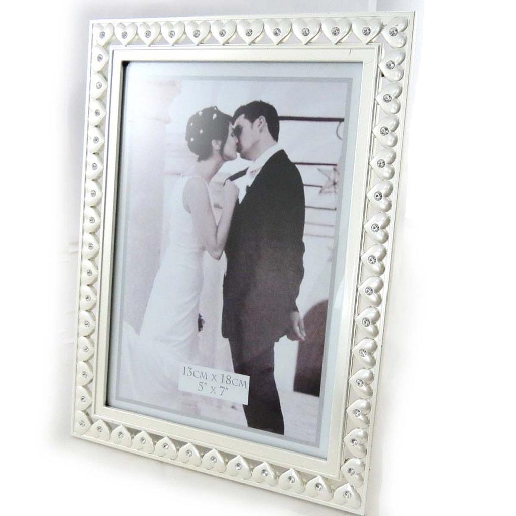Les Trésors De Lily [J2535] - Fotorámeček 'Romance' krystal chrom - Fotografie 13x18 cm