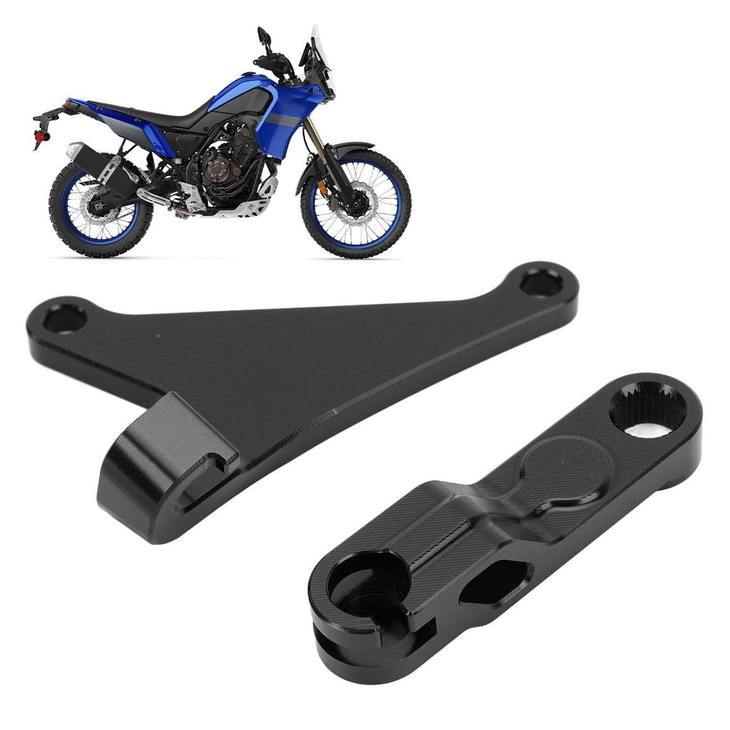 Clutch Arm Extension Lever Bracket for MT-07 2018-2022 Aluminum Alloy Clutch Arm Lever Bracket for Tenere 700 XTZ700 2019-2024 (Black)