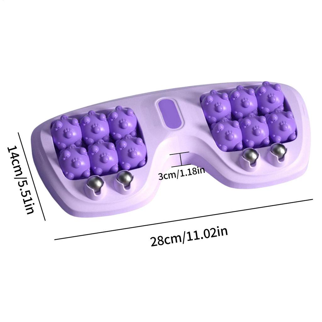 Foot Massager Roller Feet Acupressure Point Massage Plantar Fasciitis Pain Relief Relax Roller Trigger Point Reflexology Tool