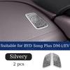 For BYD Song Plus DM-i EV 2024 2025 2026 Car Dust Cover for Air Outlet Instrument Panel Air Outlet Modification Stainless