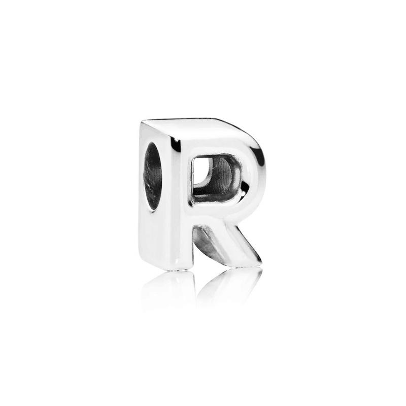 Classic 26 letters A-Z Copper Metal Bead Components Ideal Designed For Authentic Original beaded bracelets necklaces, Ideal Designed For High Quality