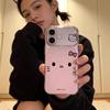 Hello Kitty Pink Magnetic Phone Case for Apple 17, 15, 14, 16 - Corning Soft Case
