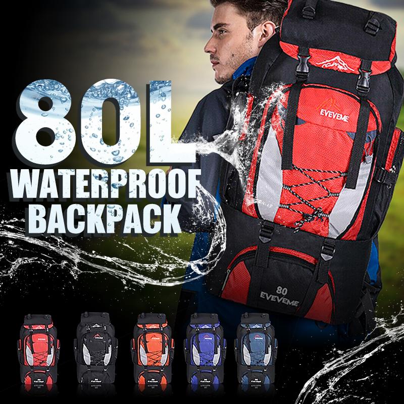 Mochila de Senderismo con USB Impermeable MEISOHUA