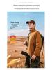 Unisex Hooded Soft Shell Jacket: Stand Collar, Solid Color, Zip-Up, Long Sleeve Windbreaker
