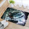 1pc Anime Attack On Titan Levi Ackerman Absorbent Mats Anti-Slip Mats Home Decor Supplies Carpets Home Kitchen Floor Mats