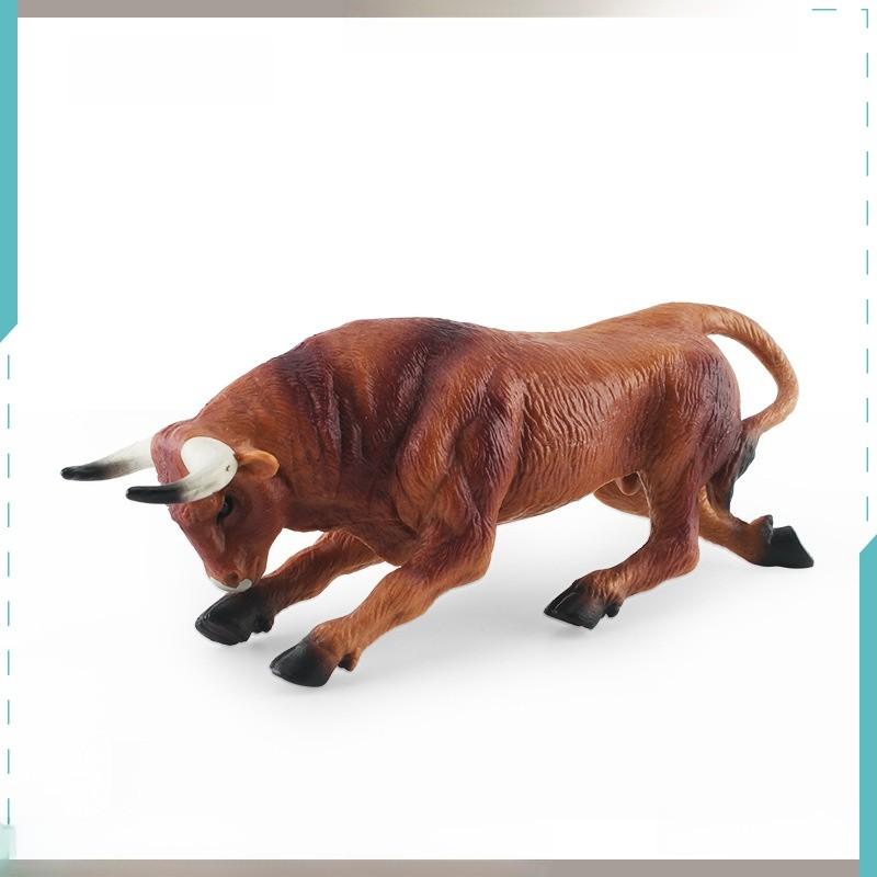 Static Animal And Human Pvc Sculpture Of Spanish Bullfight Scene For Gift