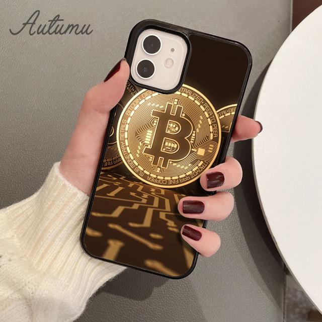 Bitcoin Handyhülle für iPhone 17 Air 15 16 16e 11 12 13 14 Pro Max Plus Hülle coque Fundas Schale