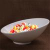 Ceramic Beveled Bowl White Creative Rice Noodle Bowl Japanese Korean Tableware Salad Mixing Sauce Yarn Bowl Marmite