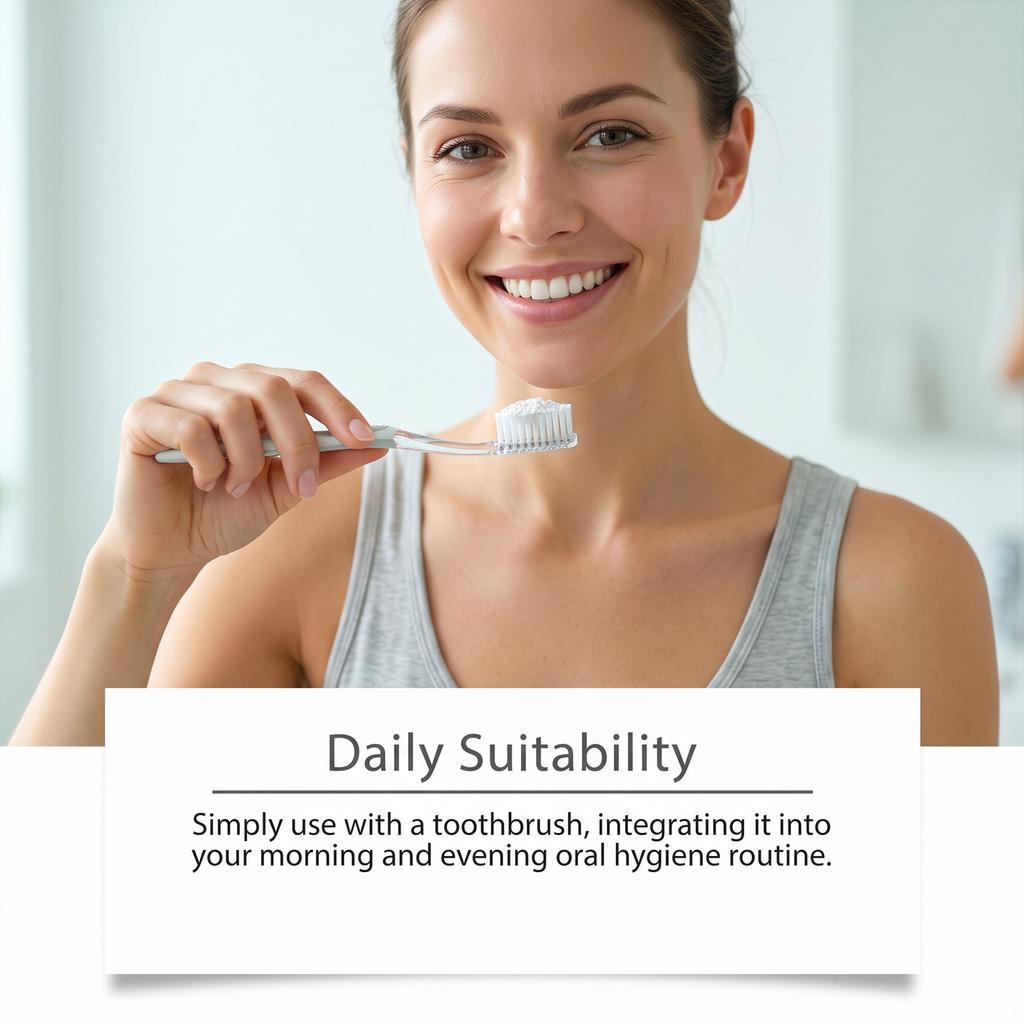 Dental Care Tooth Powder for Oral Hygiene, Fresh Breath, Gentle Teeth Whitening & Stain Removal
