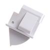 Fridge Parts AC 5A 250V Plastic Switch for Refrigerator Freezer Door Lamp Light White Switch Replacement