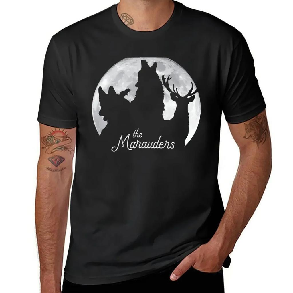 The Marauders On a Full Moon T-Shirt for a Boy Plus Sizes Mens Vintage T Shirts