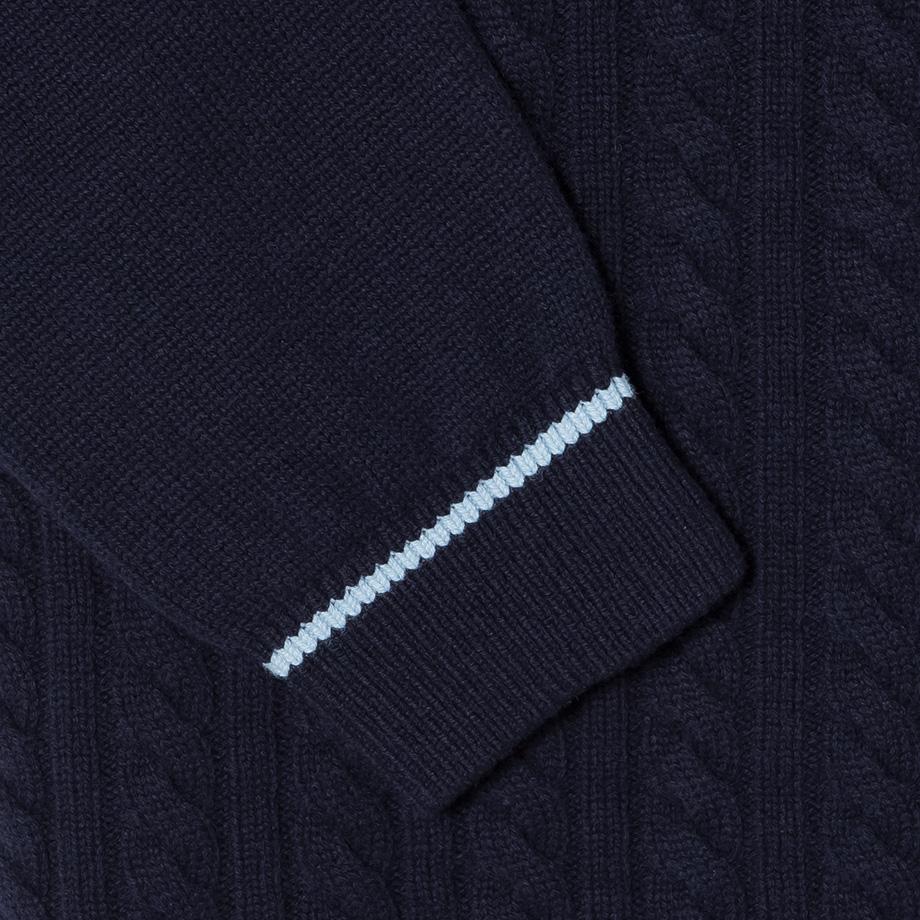 Lacoste Men's Cable Round Sweater AH806E-54NHDE
