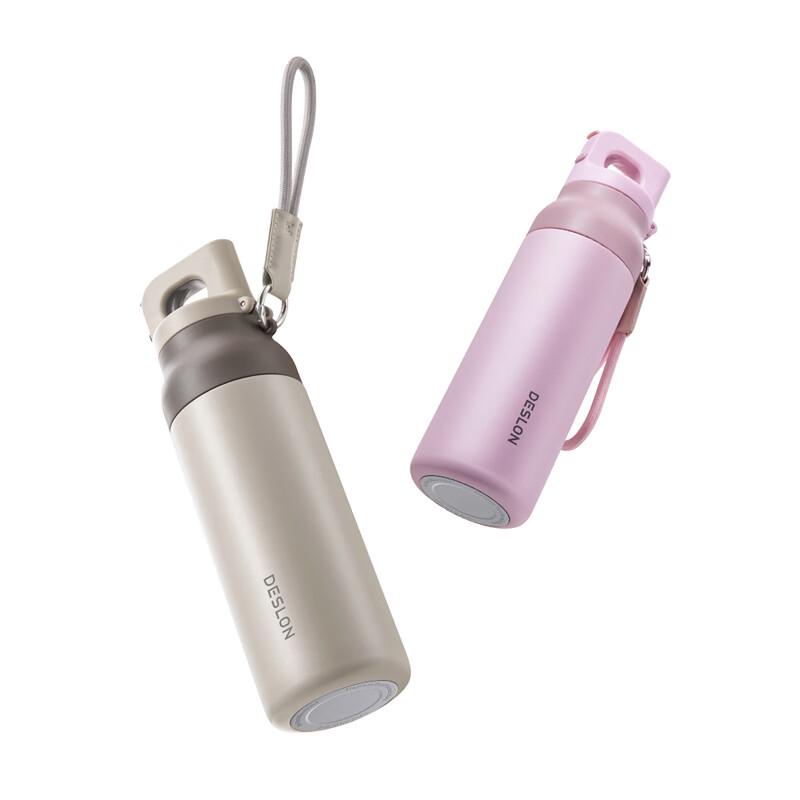 Deslon Dual-Drink Quick Open Travel Mug