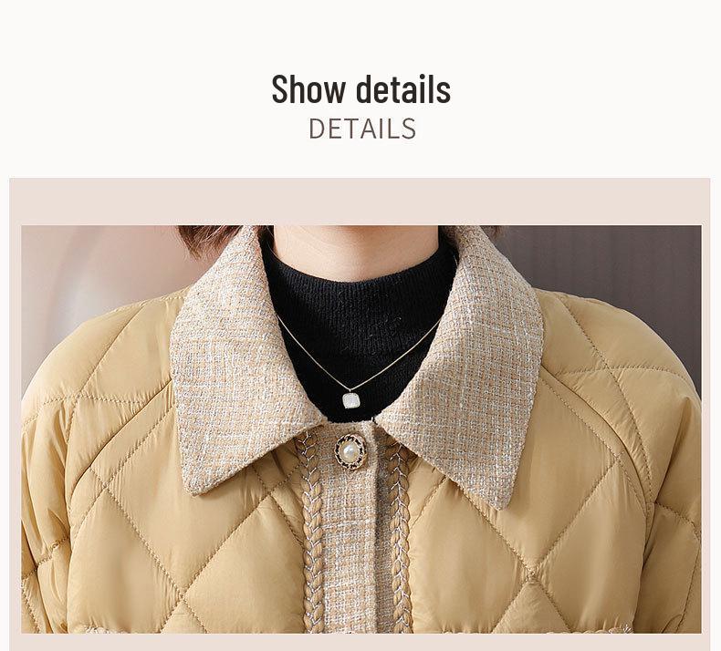 Mid-Aged Women's Short Cotton-Padded Jacket - New Autumn/Winter Style