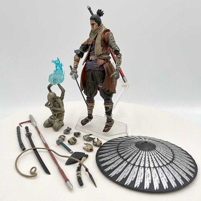 15cm Figma Sekiro :Shadows Die Twice Anime Figure Sekiro Dx Action Figure Sekiro Figurine Collection Model Doll Toy Gift