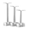 3Pcs Sturdy Acrylic Jewelry Showcase Stand With Visible Design And Flexible Usage Jewelry Adornment Display Rack