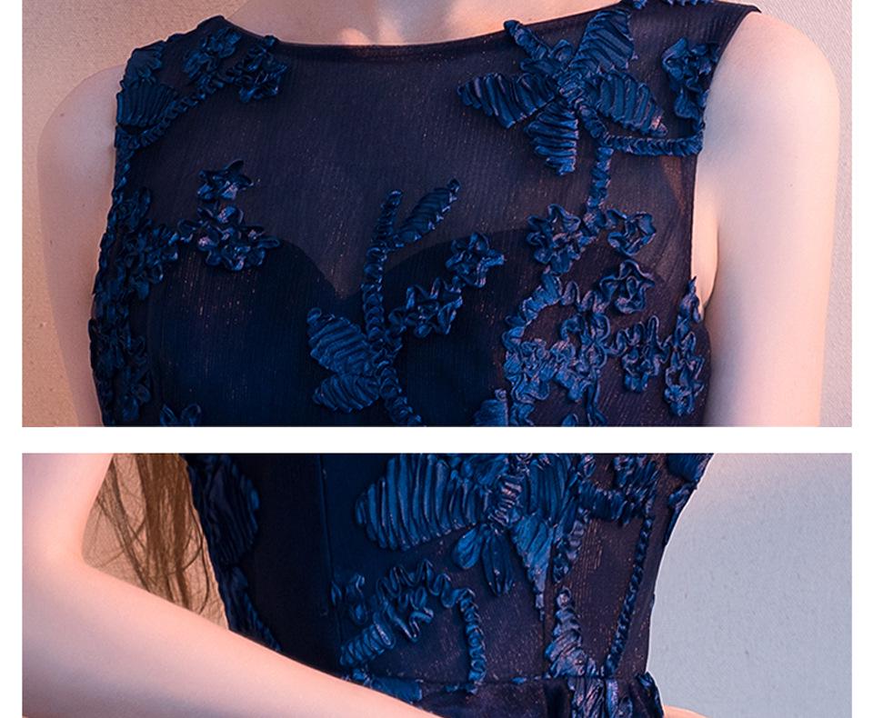 2026 Elegant Women's Banquet Gown: Short Front, Long Back - Perfect for Parties and Social Events