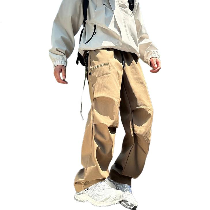 MMOPTOP American-Style Triple-Protection Cargo Pants, Autumn Men's Hiking Travel Quick-Dry Tactical Casual Pants MXXK49 Dune Khaki 2XL