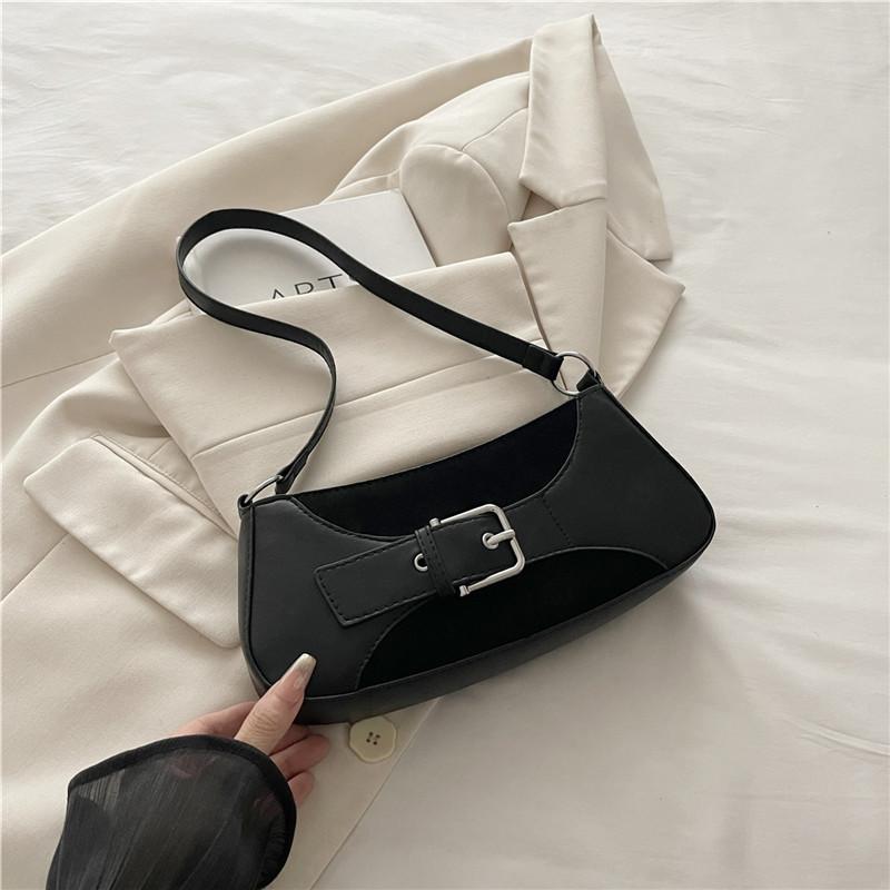 Women Fashion Korean Style Baguette Underarm Single Shoulder Crossbody Handbag