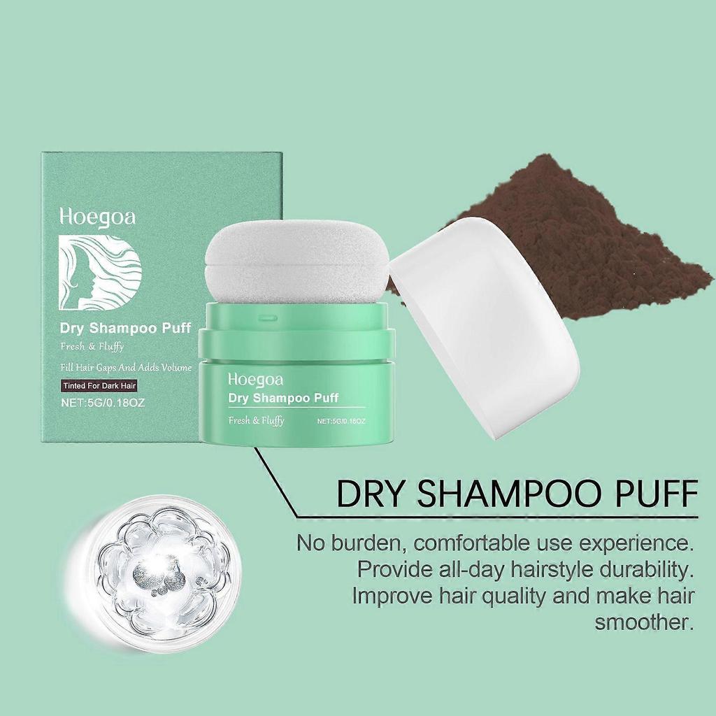 Hoegoa Matte Hair Refreshing Powder Gentle And Refreshing Oil-Control Leave-In Volumizing Hair Care Dry Shampoo For Hairline