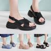 2026 Fashionable And Casual Versatile Sandal With Thick Sole Women'S Shoes Summer Comfortable Sweat Shoe Sandals For Woman