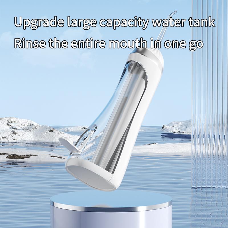 Oral Irrigator 3 Cleaning Modes Portable Rechargeable Waterproof Ip65 Dental Water Flosserteeth Whitening Jet Floss 200Ml