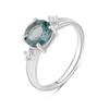 Silberring mit London Blue Topas 1,642 ct (2024644) 2,85 gr. 925 Proben