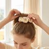 Hair Tie Dot Print Large Non-Sticky Bun Half-Tied Size Hair Rope Hairstyles Ponytail Holder Hair Accessory