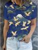 Summer Parrot Bird 3D Print T-shirts Women Streetwear Hawaii Casual Fashion Y2k Short Sleeve T Shirt O-neck Tees Tops Clothing