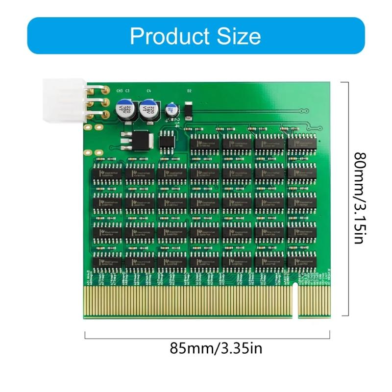 PCIE 16X Slot Diagnostic Card 16X Slot Tester With LED Indicators For Desktop Computer Hardware Testing Troubleshooting
