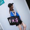 Mesh Water-Repellent Large Women's Fashion Sports Bag for Autumn/Winter