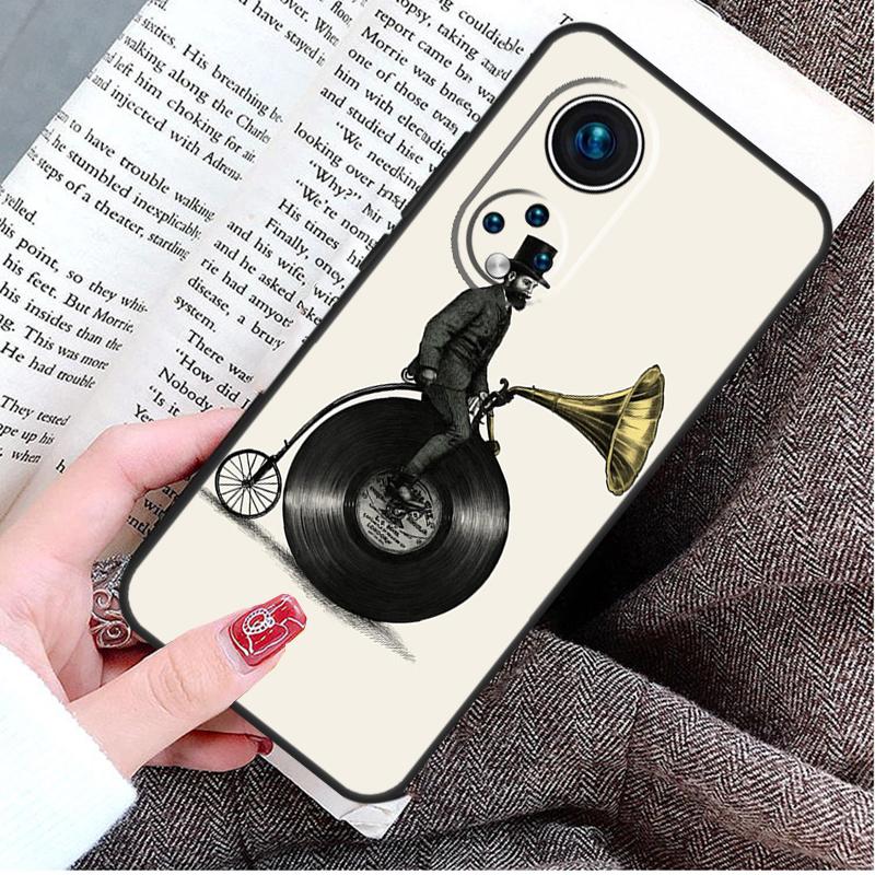 Vinyl Record Retro Case For Honor Magic 5 6 7 8 Pro Honor Win RT X9d X9c X9b X9a X8c X8b 50 70 90 400 200 Lite