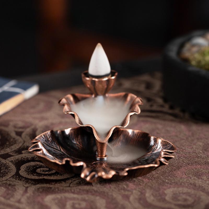 Reverse Incense Burner New Home Interior Incense Creative Sandalwood Agarwood Lotus Pond Incense Burner Ornaments