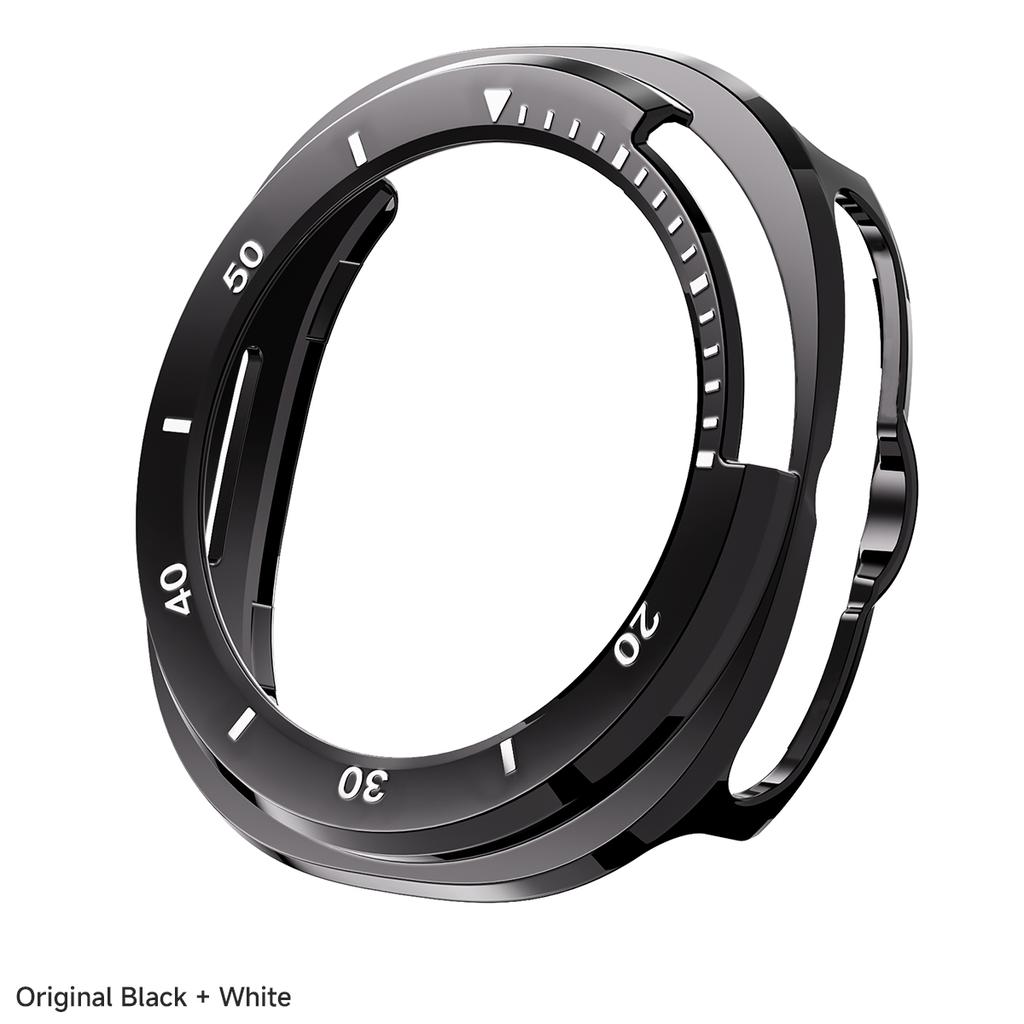 Full-Coverage Bumper Case for Samsung Galaxy Watch 8 Classic 46mm,[No Screen Protector]Slim Shockproof Cover for Samsung Watch 8