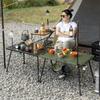 Outdoor Four-fold Tactical Table, Camping Table,portable Height-adjustable Table,picnic Table,suitable for Hiking and Barbecuing