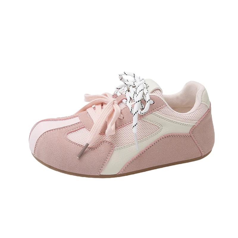 

Fashion Women s Low Top Platform Skate Shoes Causal Dress Breathable Lightweight Non-Slip Sneakers Comfort Fit Walking Shoes for Lady 40 розовый
