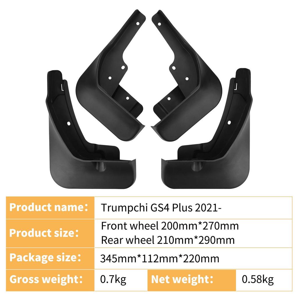 Leder Schmutzfänger für Trumpchi GS4 Plus 2021-2025