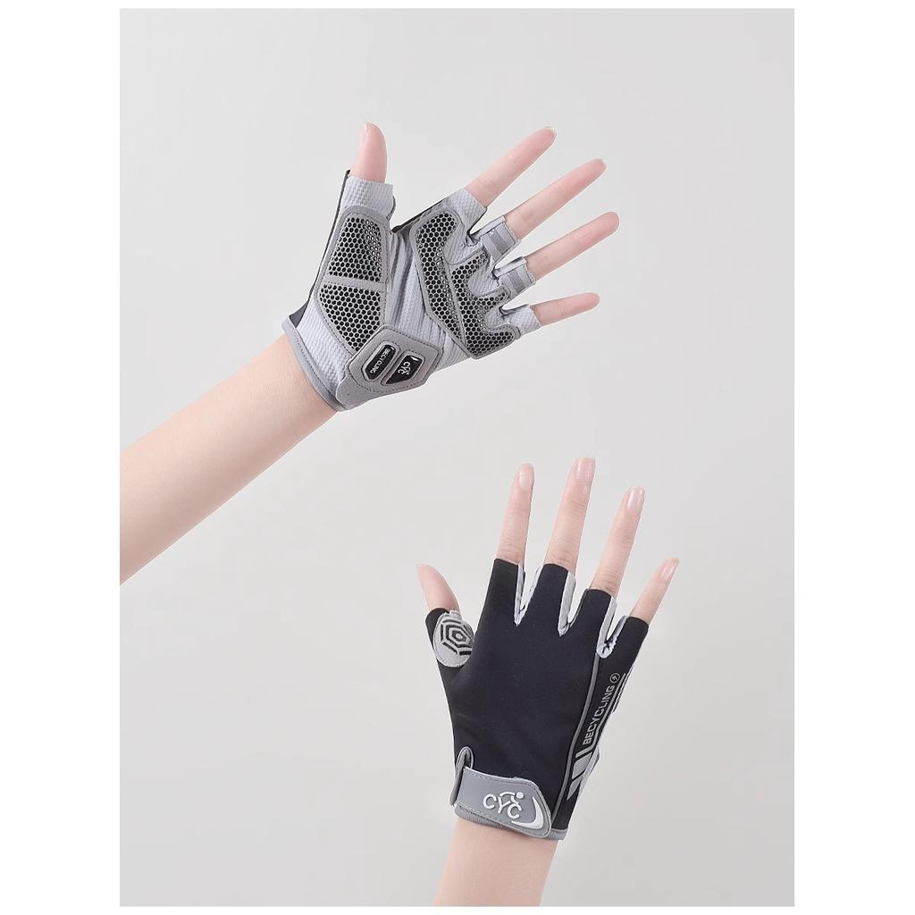Fitness Gloves Women's Thin Kettlebell Training Yoga Dumbbells Sports Men's Half Finger Non-slip, Wear-resistant and Anti-cocooning