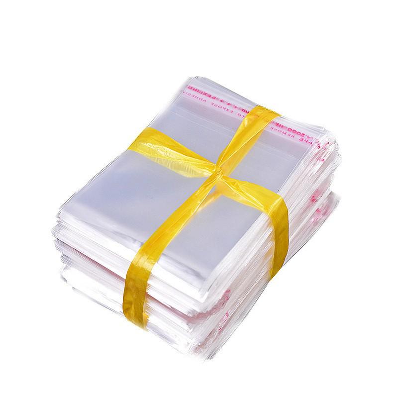 High Transparency OPP Self-Adhesive Bags for Clothing, Accessories, Hair Clips, Socks, and Stickers.