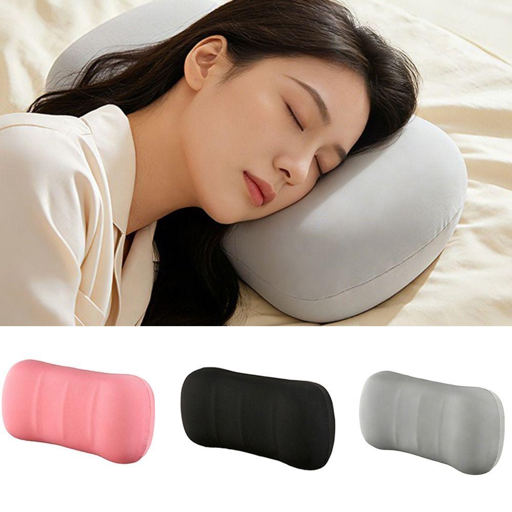 Support Cushion Portable Office Nap Pillow Ergonomic Small Neck Pillow Headrest Cushion Slow Rebound Lumbar Pillow Camping