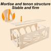 1 Pc Wooden Hamster Tunnel Escape Toy Maze Hideout Tube Chew Toys Teeth Grinding Toys for Small Animal Pet Hamsters Guinea Pigs