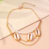 Boho Summer Beach Shell Anklet Multi-layer Pearl Anklets Bracelet Chain Women Girls Party Holiday Jewelry Gift