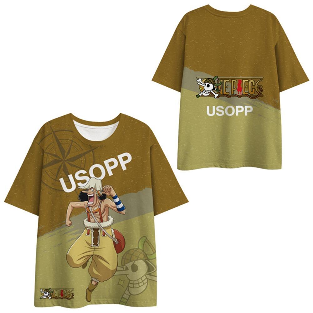 10 Colors Funny ONE PIECE Anime T Shirts Cool Men's Tshirt O Neck Casual Unisex Streetwear Fashion Tee