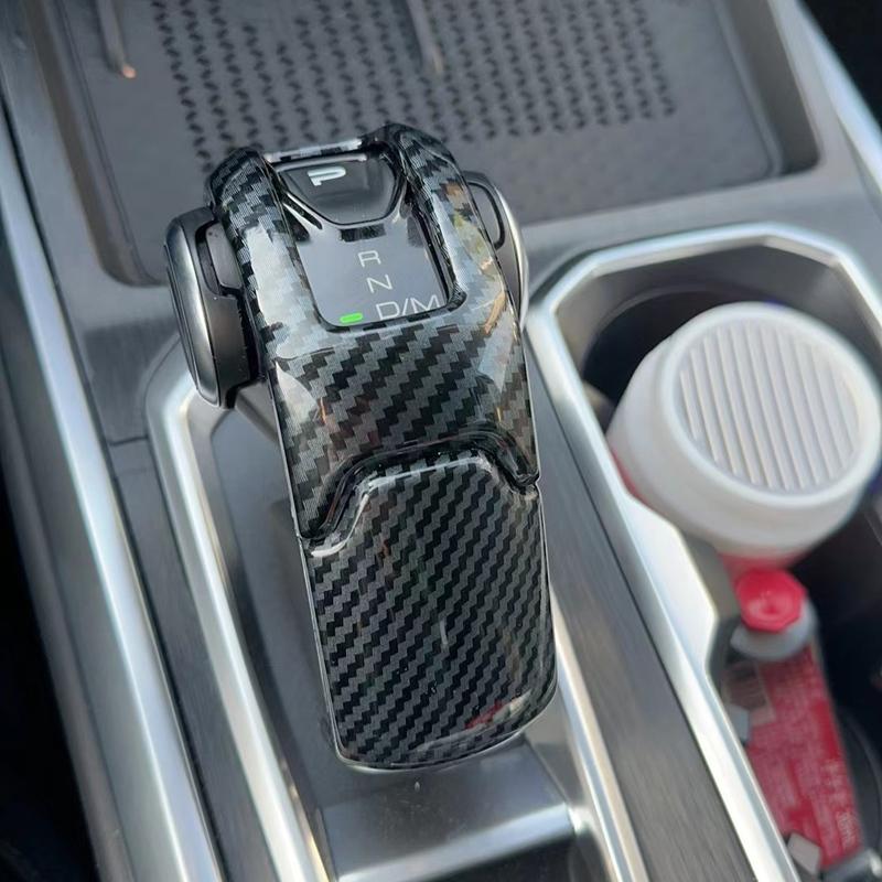 For GWM TANK 400 Hi4-T 2024 Car Styling Accessories ABS Carbon Fiber Shift Knob Cover Car Gear Lever Hand Shank Head Trims