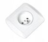 Simon Akord Single Socket Z/U Agz1E/11 White