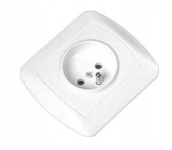 Simon Akord Single Socket Z/U Agz1E/11 White