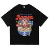 Kinder Amazing Digital Circus Ramen T-Shirt, Modisches und Lustiges Caine Pomni T-Shirt, Unisex Niedliches Kaninchen Nudel Baumwoll T-Shirt