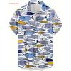 2026 Summer Fashion Casual Shirt For Men Hawaiian Man Women Short Sleeve Beach Party Print Tops